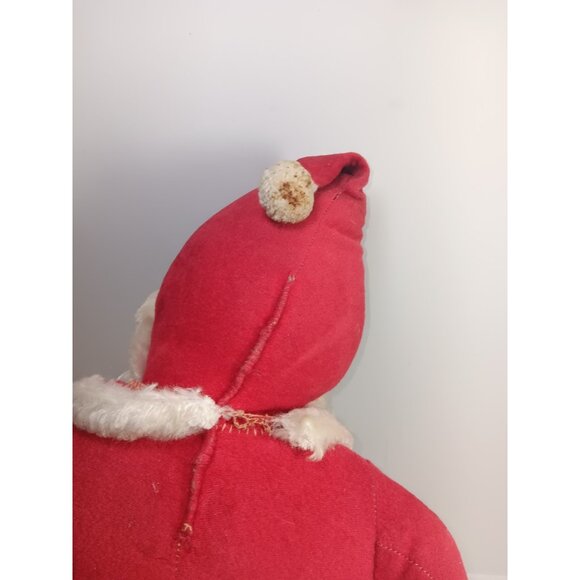 Vintage 1950s Rushton Coca-Cola Santa Claus Doll – Plush Rubber Face - Picture 4 of 5